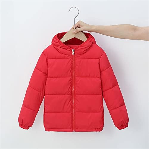 Dječji dječaci Dječji dječji zimski topla jakna Outerwear Solid slojevi s kapuljačom prema dolje odljetnice