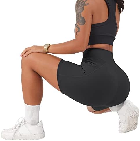 Visoko struk dizanje žena biciklistička vježba kratke hlače protiv kratkog struka Hlače joga kratke hlače