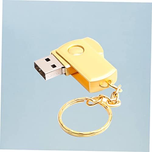 Mobestech Creative Metal G Mini prijenosni memorijski disk USB stick flash pogon Zlatni privjesak
