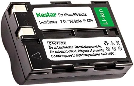 Kastar kamere baterija za Nikon EN-EL3A EN-EL3 baterije i Nikon D50, Nikon D70, Nikon D70, Nikon D100, Nikon