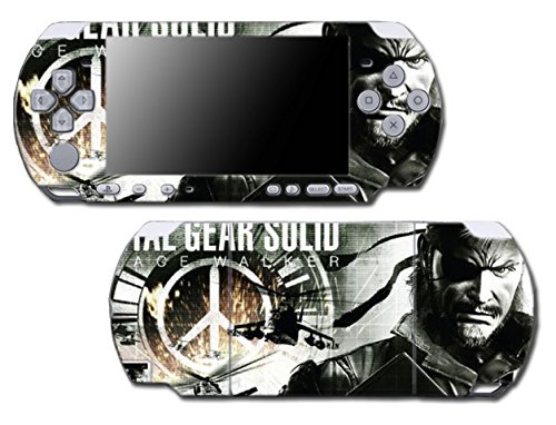 Metalni zupčanik Čvrsta mirovna šetačica MGS Big Boss Solid Snake video igra vinilna naljepnica naljepnica za kožu za Sony PSP reprodukciju Portable Slim 3000 serijskog sistema