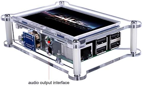 kuman TFT ekran osetljiv na dodir+futrola, 3,5 inčni TFT LCD Monitor sa podrškom za zaštitni slučaj sa svim