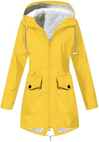 Kišna jakna za žene lagana čvrsta boja Vjetrootporna sportska odjeća za jaknu sa kapuljačom Zip up navlaka kabanica s kapuljačom