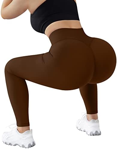 Omkagi Žene Bespremljene vježbe visokog struka sa džepom Tummy Control Yoga hlače