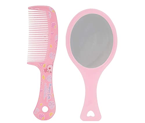 Export Cjellity Mini češalj za kosu sa ogledalom šminke za upotrebu / češalj sa prijenosnim ogledalom od 2