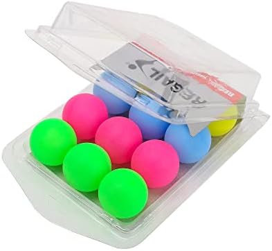 12pcs ping pong kuglice, 4cm stolna tenis kuglice plastične zabavne kuglice u boji za diy party dekorativne