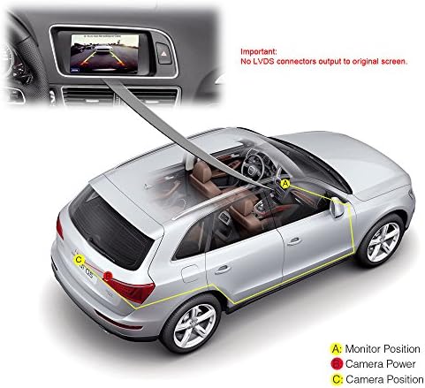 HD boja CCD vodootporno vozilo auto stražnji pogled rezervna kamera 170 stepeni ugao gledanja kamera za vožnju unazad za 2015- Renegade