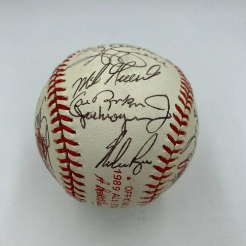 1989 All Star Game potpisan bejzbol Kirby Puckettt Cal Ripken Nolan Ryan JSA COA - AUTOGREMENA