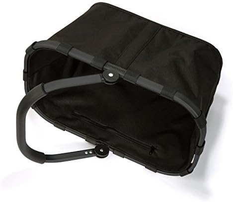 reisenthel carrybag frame crna / crna-čvrsta korpa za kupovinu s puno prostora za odlaganje i praktičnim