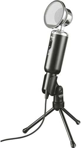 Trust Madell mikrofon i stalak za PC i Laptop sa utikačem od 3,5 mm Crni, 21,0 cm x 6,0 cm x 7,0 cm