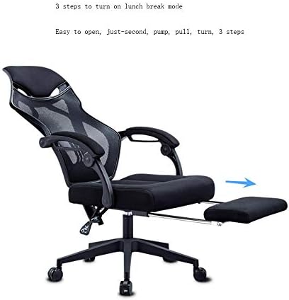SCDBGY ygqbgy ergonomska mrežasta kancelarijska stolica sa visokim naslonom kompjuterska stolica stolica mrežasta stolica sa debelim jastukom meko Podesiva