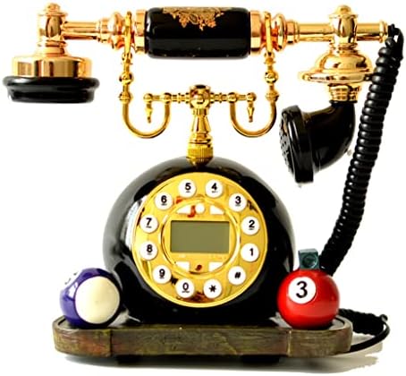 DHTDVD nostalgični bilijar Retro telefon ožičeni antikni kućni američki trgovina ukrasni ukrasi fiksne linije
