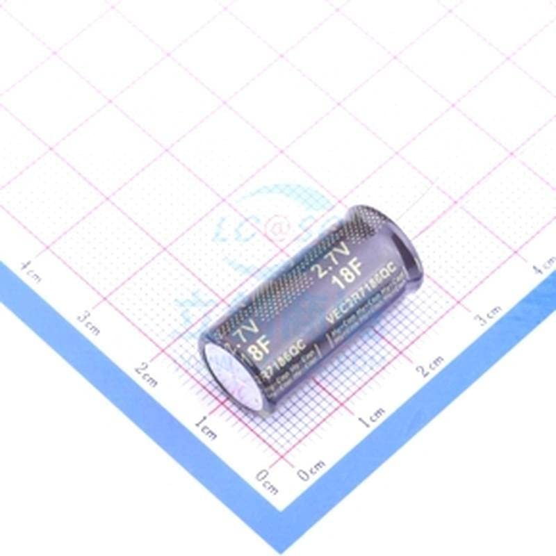 1 kom super kondenzator 18F -10% - + 30% 2,7V radijalni olov, p = 5 mm vec2r7186qc