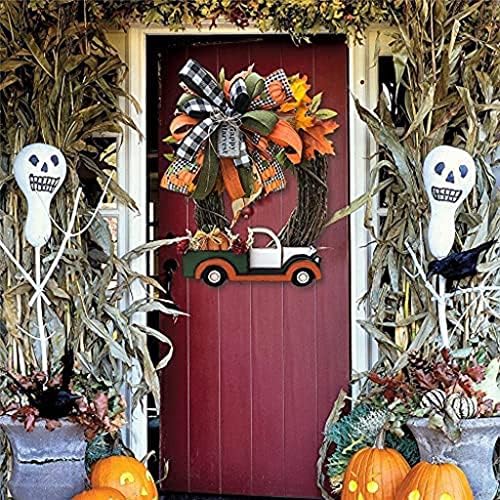 Zhyh vintage kamion vijenac, ukrasi za Halloween-Searchhouse DIY cvjetni buket vijenac za svadbenu