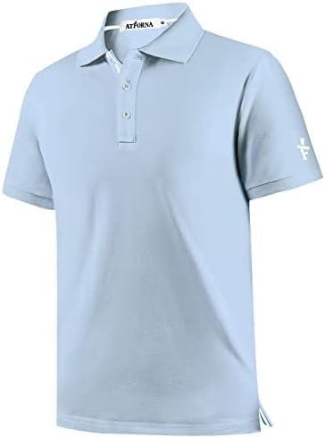 Atforna muns polo majice kratki rukav vlagu Wicking suho fit performanse golf majice nakupljena teniska majica