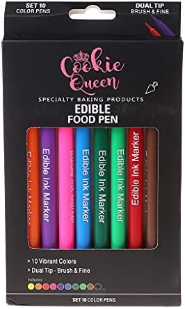 10 boja Jestible markeri tinte za kolačiće Epoksidna smola Dizajn Boja markera za bojanje smola fino vrhovi