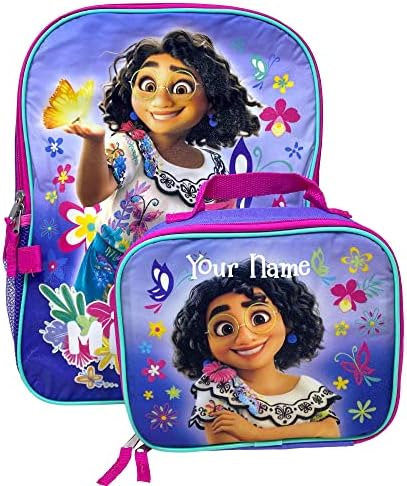 Trendy Turtle personalizirani Mirabel ruksak kutija za ručak Set za povratak u školu ili paket putnih knjiga
