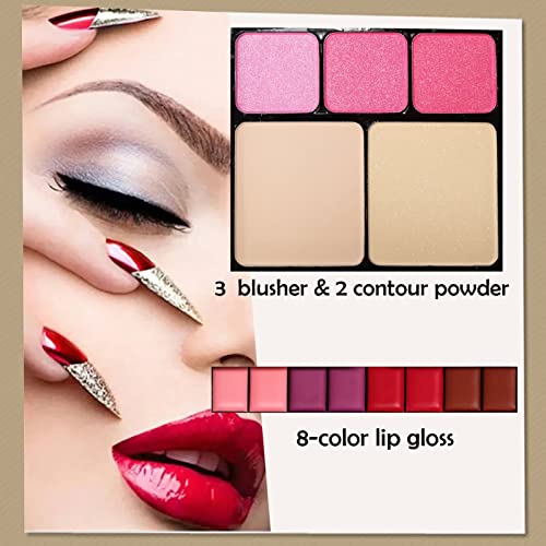 Sve-u-jednom komplet šminke za žene puni komplet, Set šminke u 49 boja Cosmetic Starter Beauty uključuje