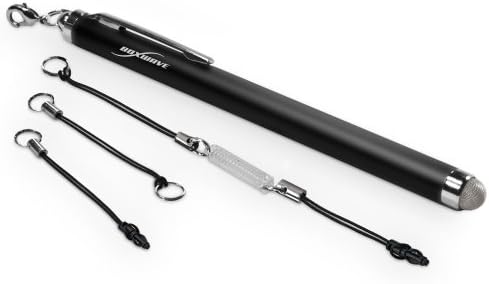 Boxwave Stylus olovka za Winmate M900pt - Evertouch Capacitivni olovci, vlaknasti vrh kapacitivne olovke za winmate M900pt - Jet Black