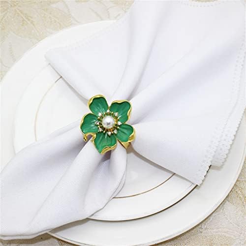 N / A 12pcs / Pet Petal Cvjetni salvetni ringflor prsten za salvete Decking Dekoracija prstenovi za vjenčanja