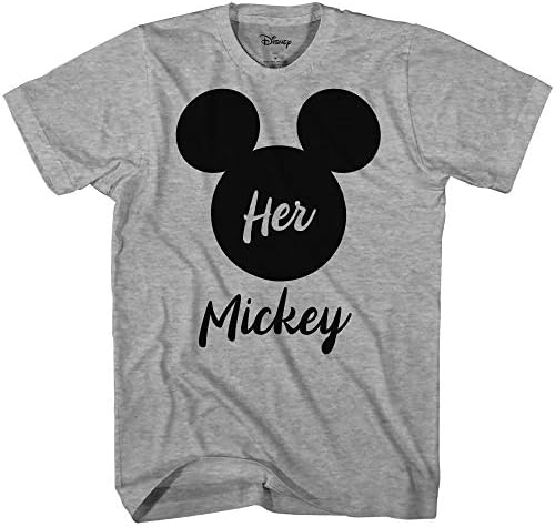 Disney Njegov Minnie Njen Mickey Parovi Valentinovo Za Odrasle Funny Disneyland Grafički T-Shirt