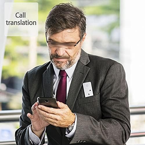 EYHLKM prijenosni Mini bežični Pametni Prevodilac dvosmjerna aplikacija za trenutni prevoditelj glasa u stvarnom vremenu Bluetooth