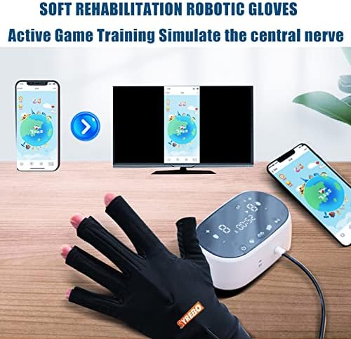 Aalgo robotske rukavice za rehabilitaciju, oprema za trening zgloba prsta hemiplegije, zaštitni zaštitnik za ravnanje prstiju, za oporavak funkcije ruke,LeftHand-S