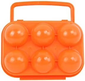 Dodatna oprema za kampovanje prenosiva sklopiva ručka držač nosača za jaja kutija za skladištenje 6 kutija za jaja za kuhinjske vanjske dekorativne rekvizite Rv Accessories