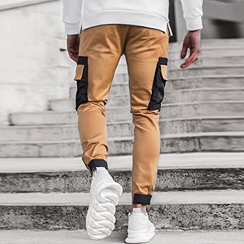 Weuie muns joggers hlače modni casual jogging cool pantring crtajući dugi multi-džepovi na otvorenom teretna hlače