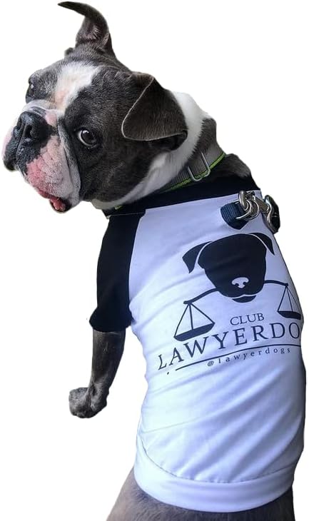 Klub AdvokerDogs majica za bejzbol Dog majica, Kućni ljubimci Odjeća, smiješna kostim za pse