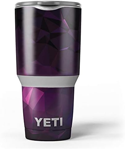 Dizajn Skinz Pink Geometric V10 - Koža naljepnica vinil vinil komplet Kompatibilan je sa Yeti