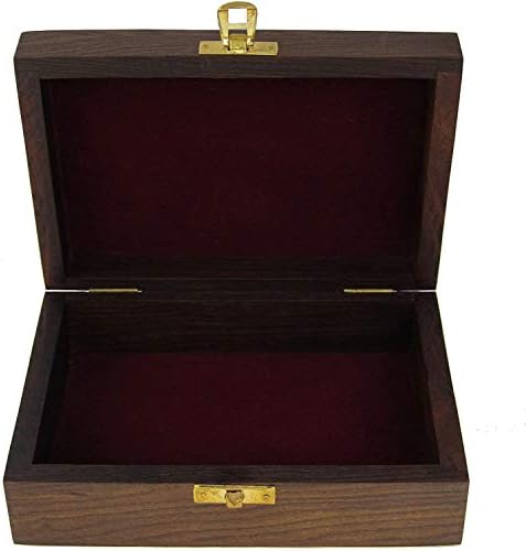 ITOS365 Ručno rađeni drveni okvir za nakit za žene Jewel Organizator Ručno izrezbarene rezbarene poklon