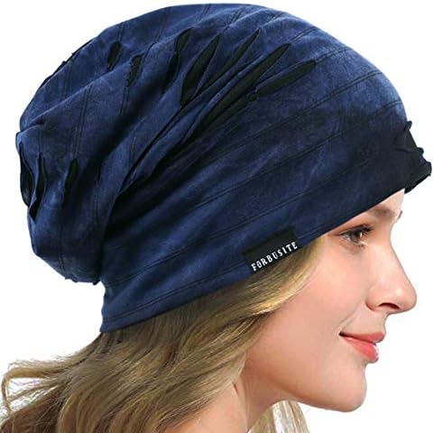 Žene Slouchy Beanie tanka mekana obložena kapa za spavanje Lagani hemorasni ljetni šešir