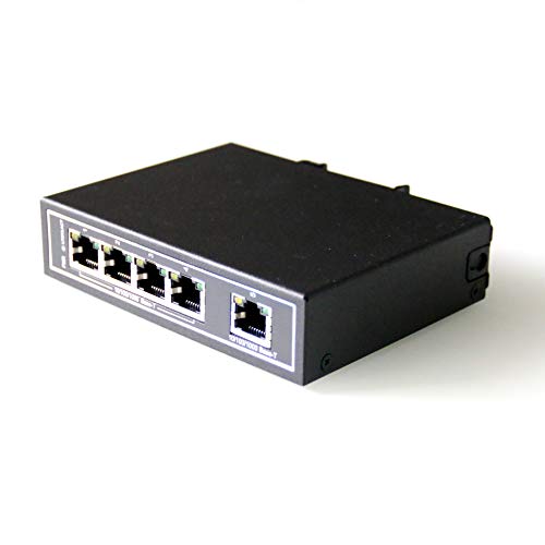 Wiwav WDH-5GT-DC 10/100 / 1000Mbps Gigabit Nenanancirani industrijski Ethernet sklopke sa DIN šine / zidom