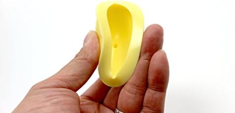 LENITH silikonska mama čaša za dlanove za bebi podrigivanje pomagač flegm Sputum šiljasta masaža žuta