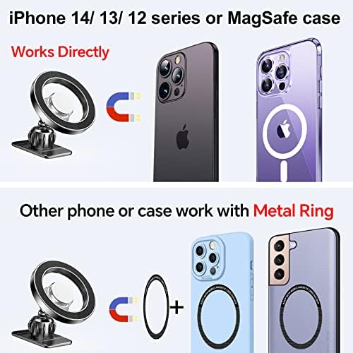 Coolpow za iPhone Magsafe nosač za telefon, 【Super jak Magnet】 magnetni držač telefona za automobil
