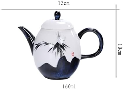 IRDFWH ručno izrađeni keramički čajnik ručno oslikani bijeli porculan u kineskom stilu tea za kućne jedinice