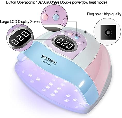 slatka godess UV LED lampa za nokte 220W brza sušilica lampe za sušenje noktiju za dom & amp;