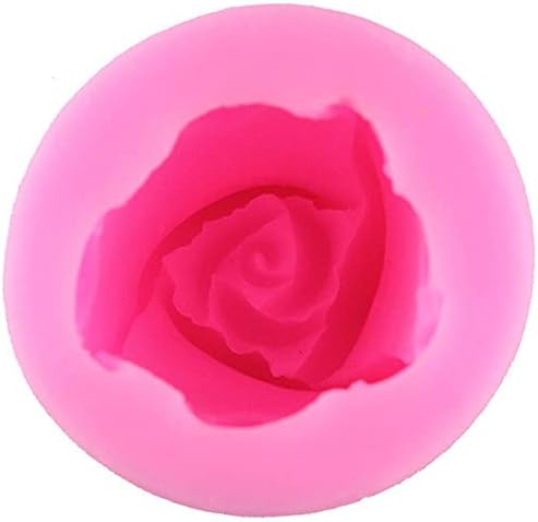 LYNLYN Rose cvijet Silikonski svijeće kalupi smola gline sapun Mould Gumpaste čokolade Fondant torta