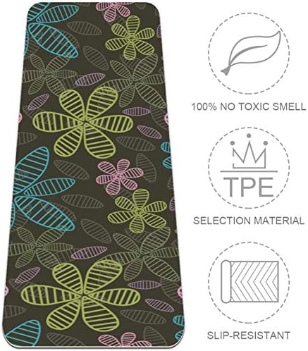 Sweet Flower floral Background Premium Thick Yoga Mat Eco Friendly Rubber Health & amp; fitnes Non