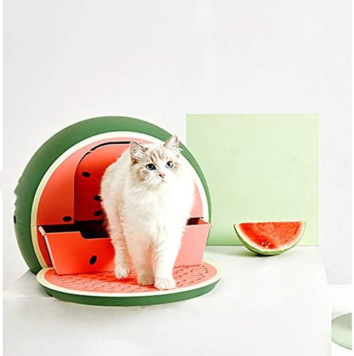 ZZK ladica tip lubenica grejpfrut kutija za mačke s Grejpom potpuno zatvorena mačka WC WC-otporna na prskanje