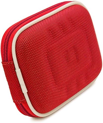 Crveni najlon izdržljiva tanka torbica za nošenje kocke s mrežastim džepom za Samsung DualView tačku i snimanje digitalne kamere