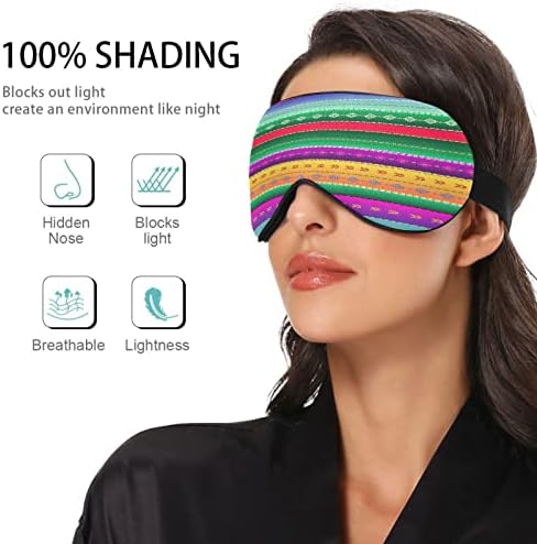 Prozračne maske za spavanje, hladno osjećati poklopac za spavanje za oči za ljetni odmor, elastično