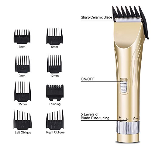 Profesionalna električna Šiška za šišanje za kosu za muškarce brijač brijač-Premium