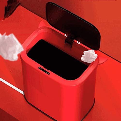 Uxzdx cujux 10l kreativnost slatka pametna smeća može kućno automatsko smeće konzervi s poklopcem malih