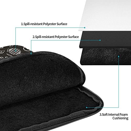 15-inčni laptop Case Modni laptop čahura otporna na udarce, čvrsta, anti-vibracija, natrag