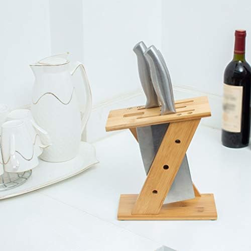 CUJUX držač kuhinjskog noža-drveni nož blok noževi univerzalni nož za čuvanje i držač Organizator - drveni blok noža