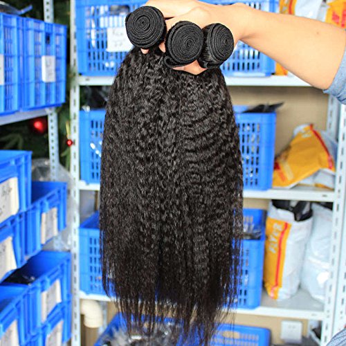 HairPR kosa Kambodžanski human Virgin Hair extension 3 snopovi 10 -28Kinky ravna prirodna boja može se obojiti 282828