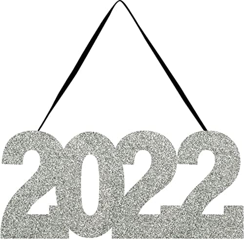 2022 GLITTER HANGING znak, 1 ct