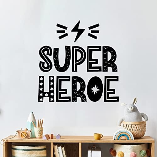 Vinil zidna umjetnost - super heroj / super heroj - 15 x 15 - Trendy Lijep smiješni dizajn španjolska